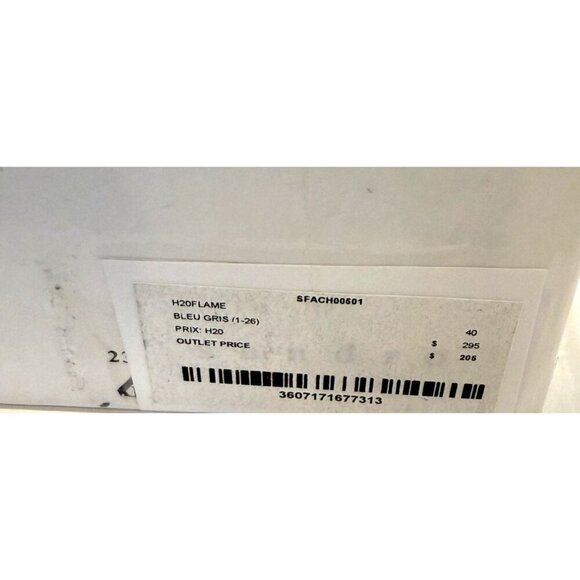 Sandro Women's Flame Paneled Sneaker Gray Pink Size 9.5 NWB - Picture 8 of 10